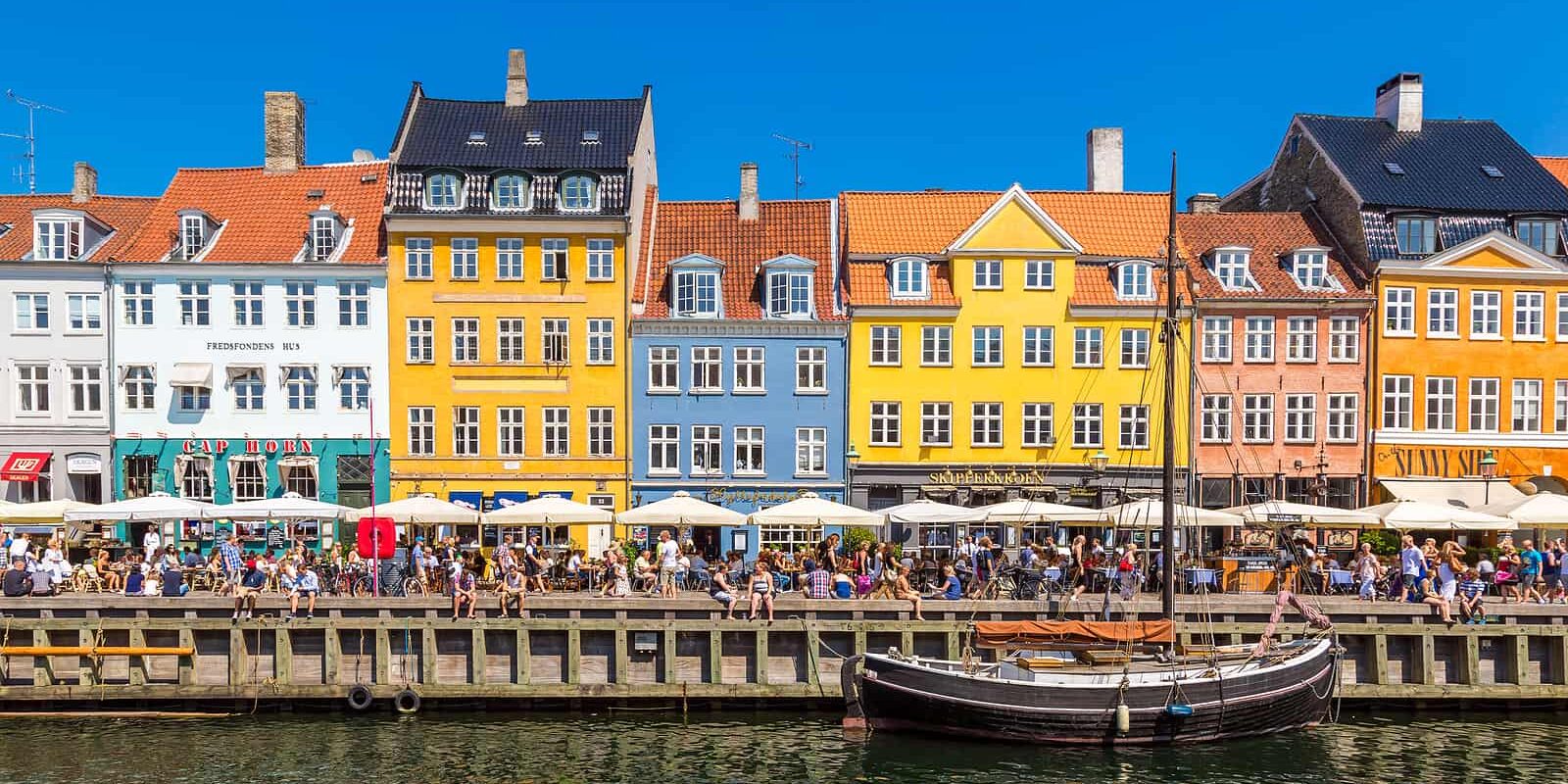 Street view of copenhagen